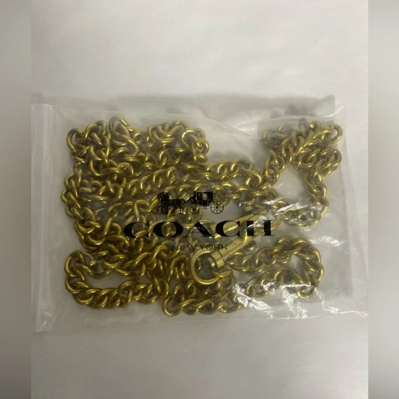 Vintage  oval curb link Coach chain strap - Picture 5 of 5